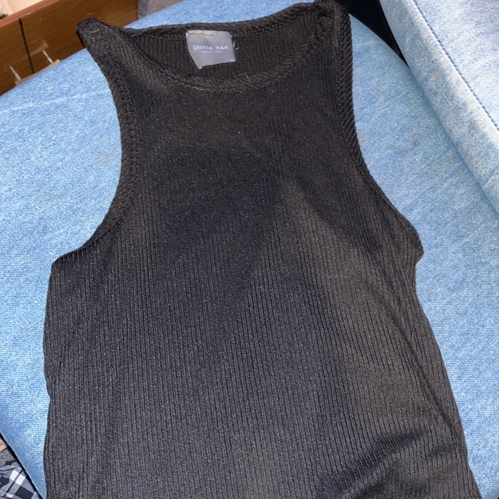 olivia rae black tank top